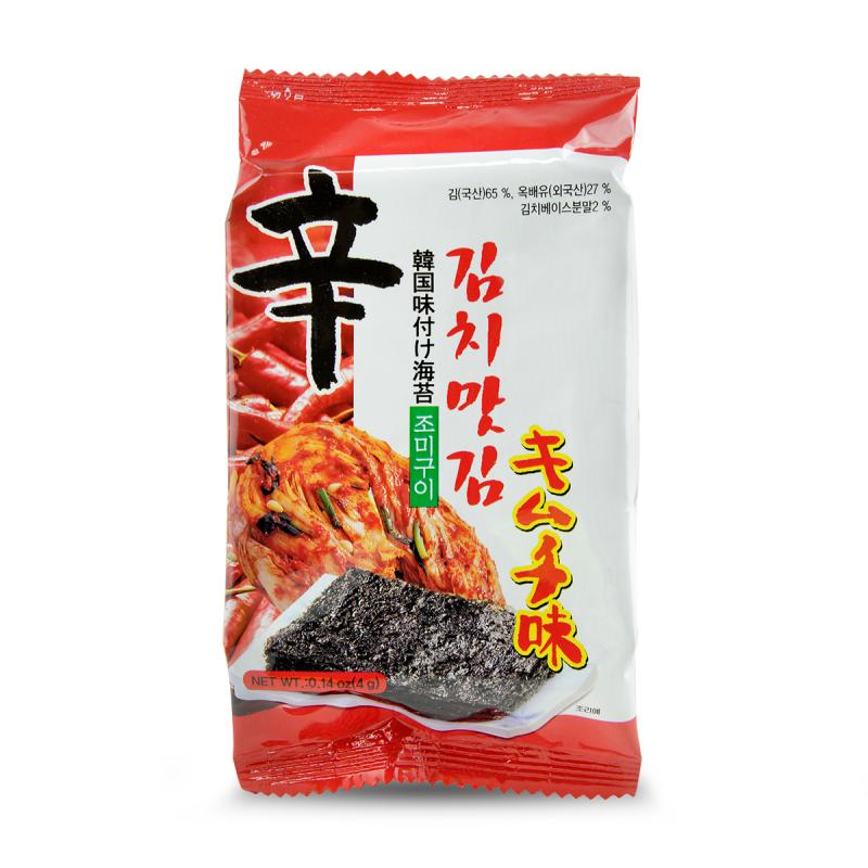 Snacks si chipsuri - Alge prajite cu aroma de kimchi KCKIM 4g, https:asianfood.ro