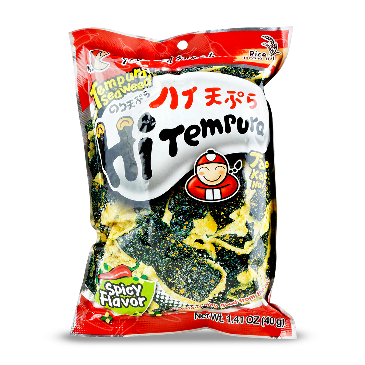 Dulciuri si snack-uri - Alge tempura (Spicy) TAOKAENOI 40g, asianfood.ro