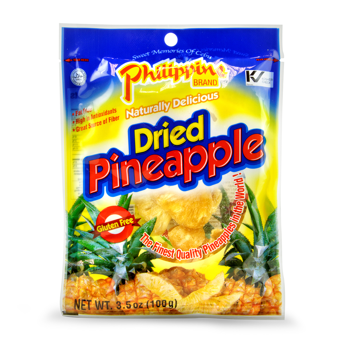 Dulciuri - Ananas uscat PHILIPPINE BRAND 100g, asianfood.ro