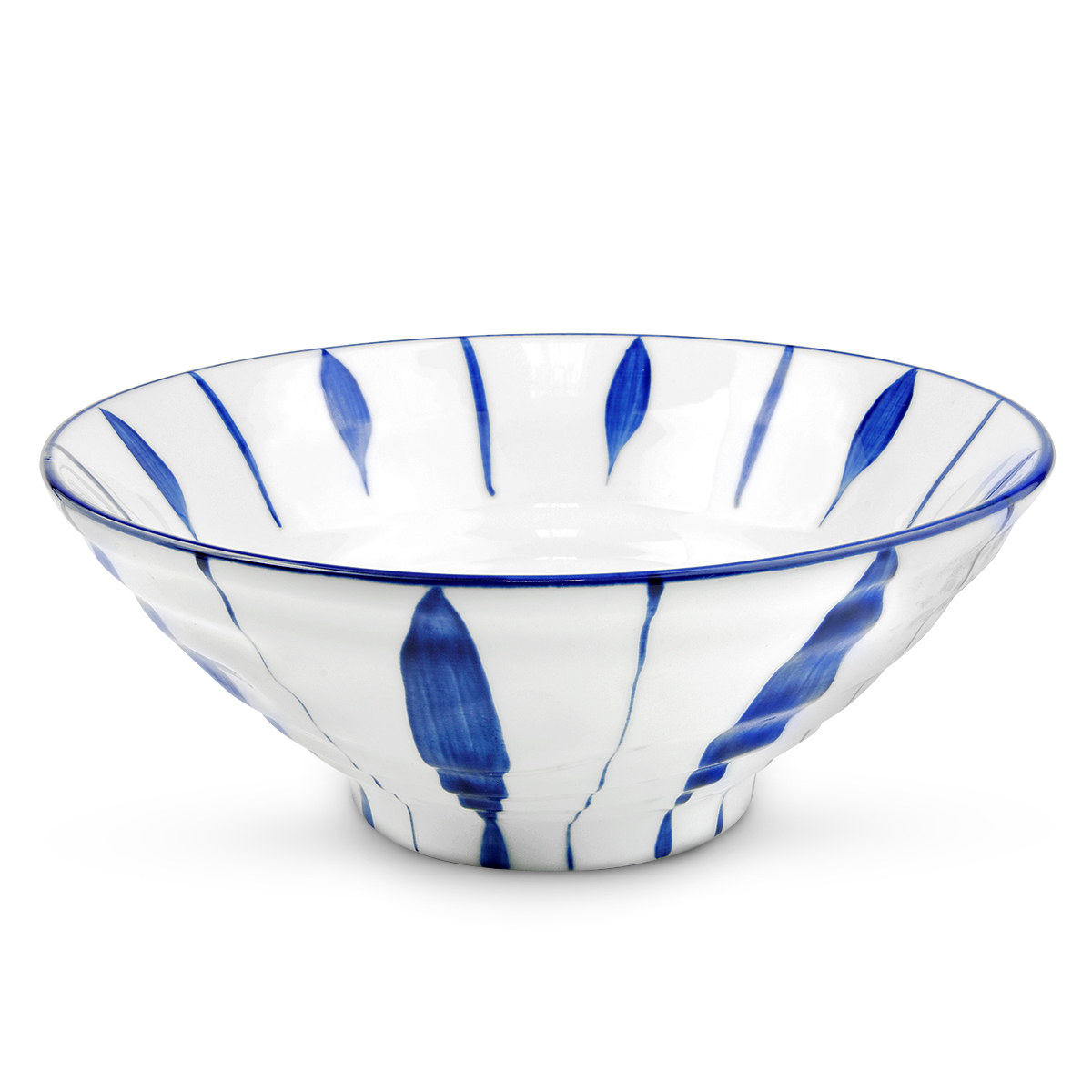 Vase, tacamuri, ustensile - Bol ceramica (model alb/albastru) 17.9cm GT, asianfood.ro