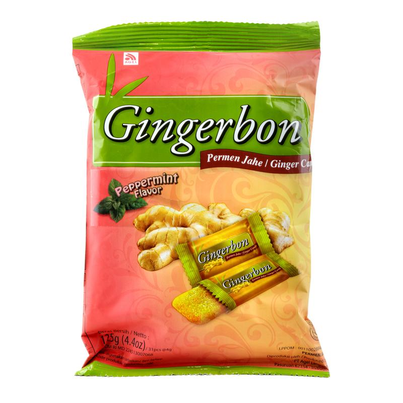 Dulciuri - Bomboane cu menta Gingerbon AGEL 125g, https:asianfood.ro