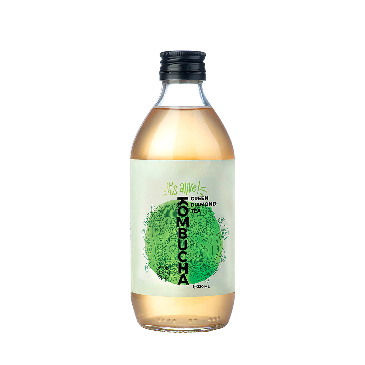 Exclusiv in magazine - Ceai Kombucha Green Diamond 330 ml, asianfood.ro