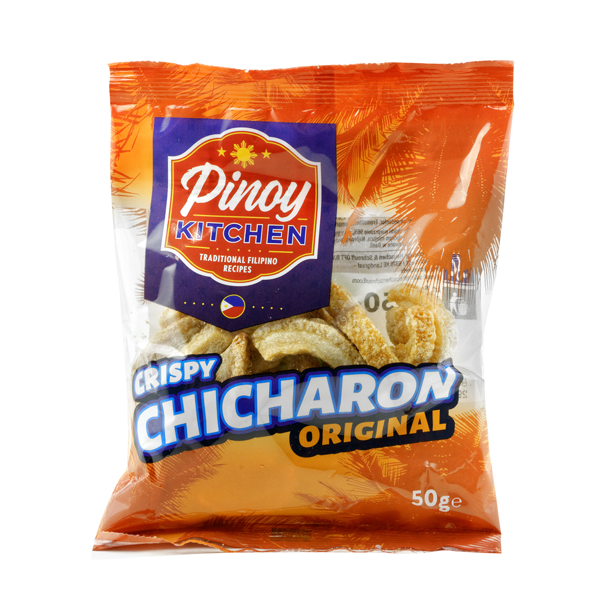 Chicharon Original (Pork Rind) Salted PINOY KITCHEN 50g