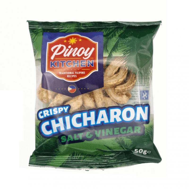 Snacks si chipsuri - Chicharon Salt&Vinegar PINOY KITCHEN 50g, https:asianfood.ro