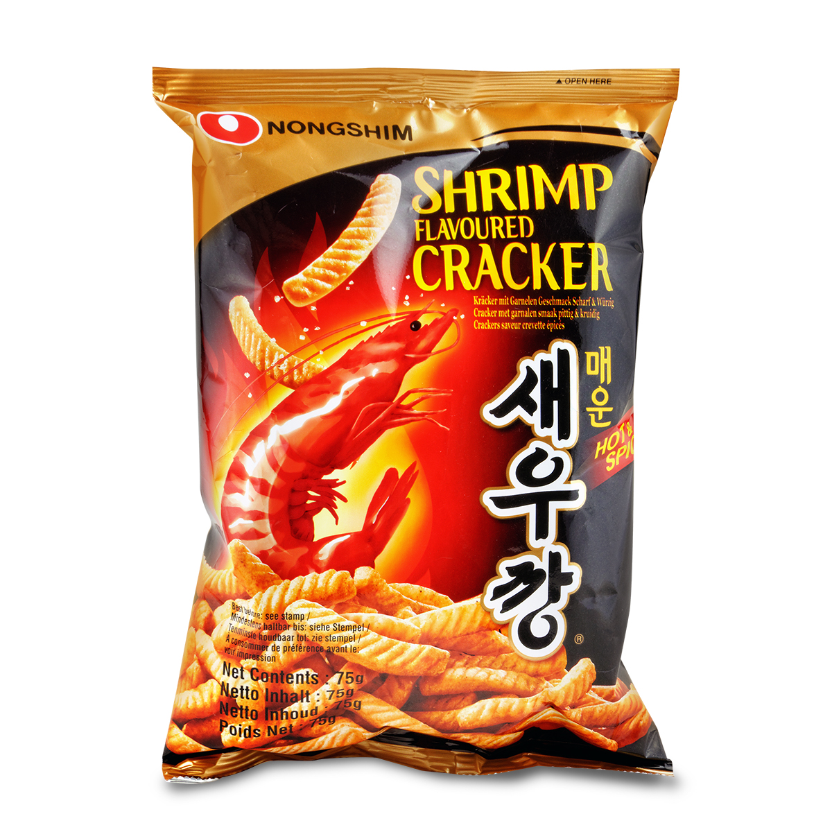 Snacks si chipsuri - Chips creveti hot&spicy NS 75g, asianfood.ro