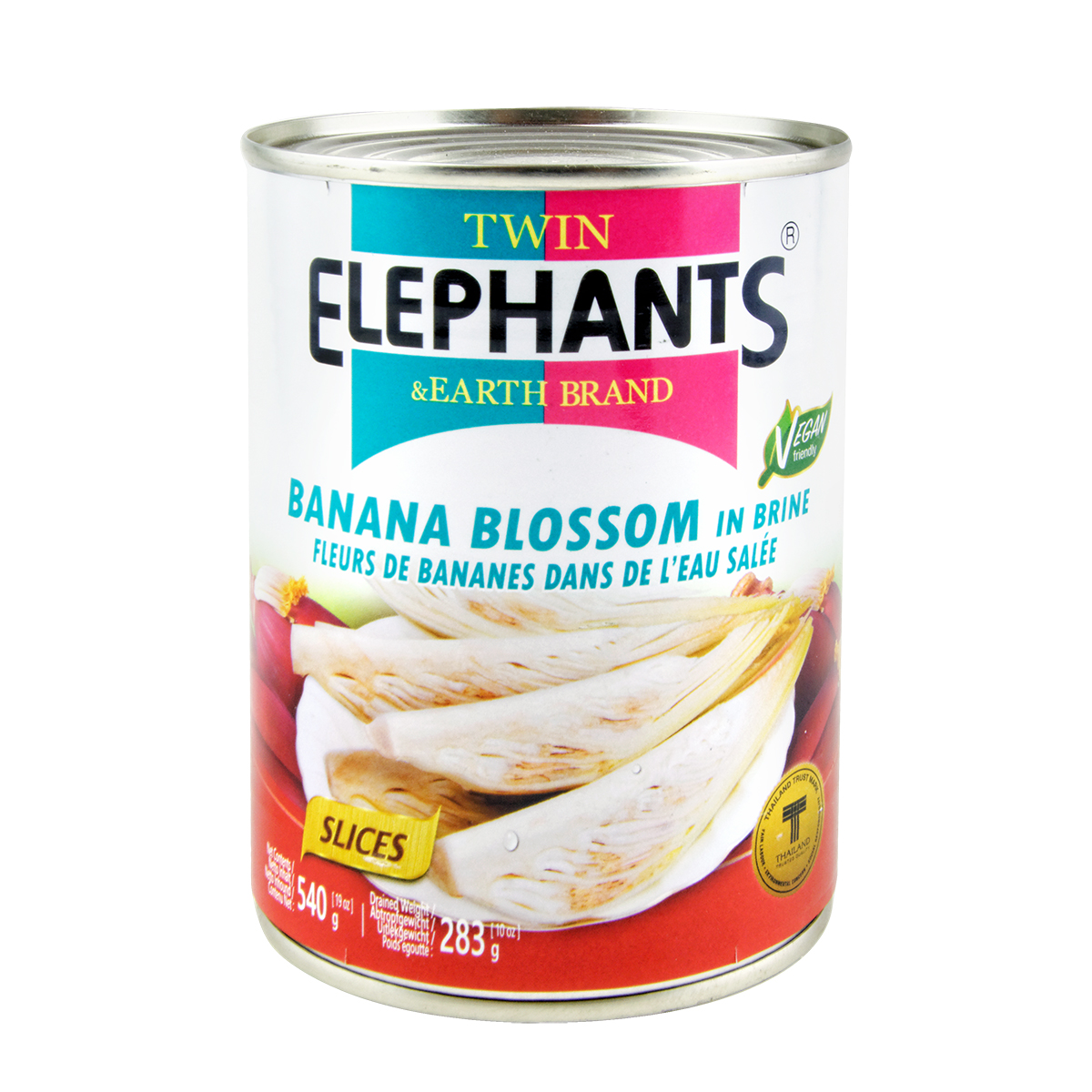 Conserve si muraturi - Flori de banane in apa TWIN ELEPHANTS 540g, asianfood.ro