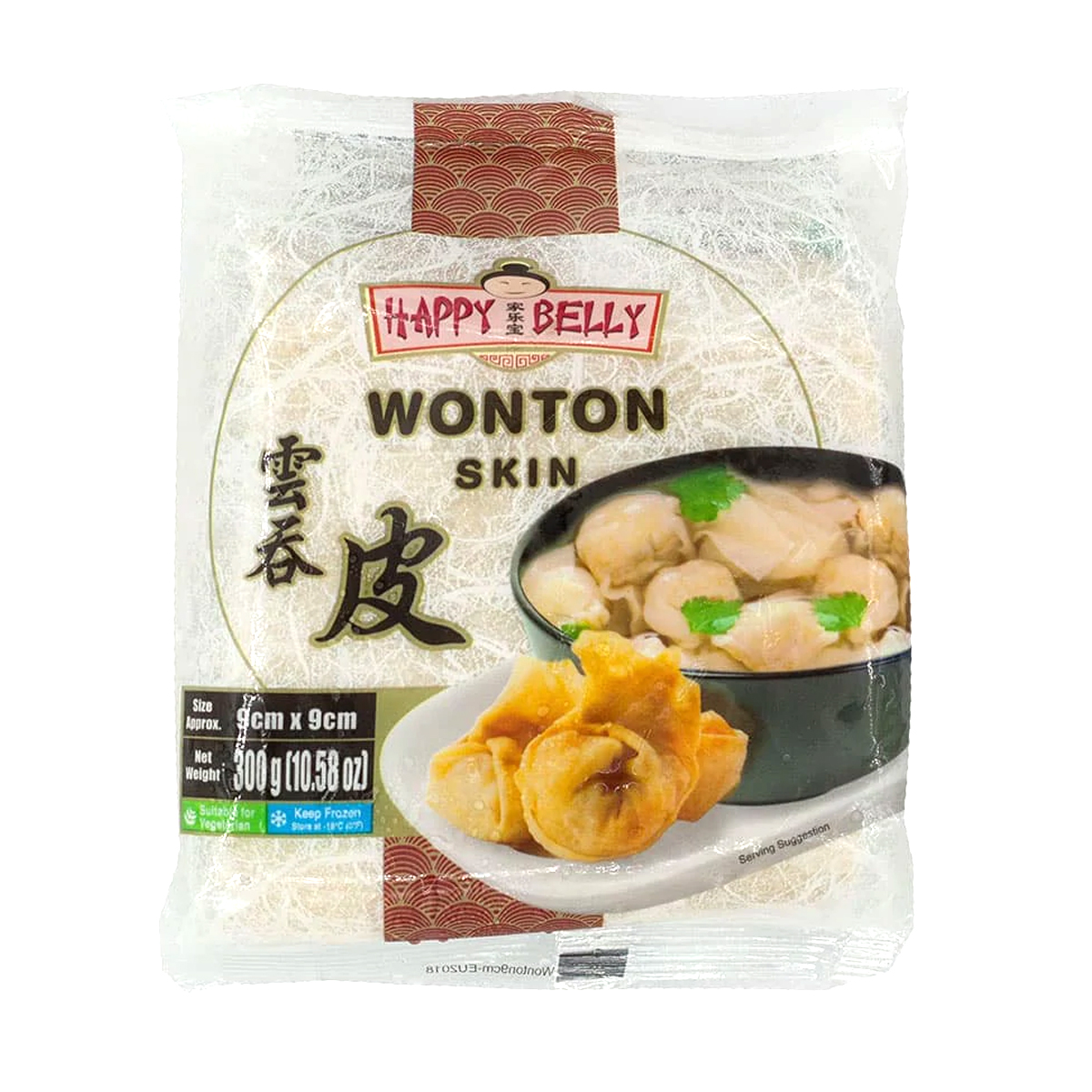 Exclusiv in magazine - Foi wonton (9x9cm) Happy Belly 300g, https:asianfood.ro