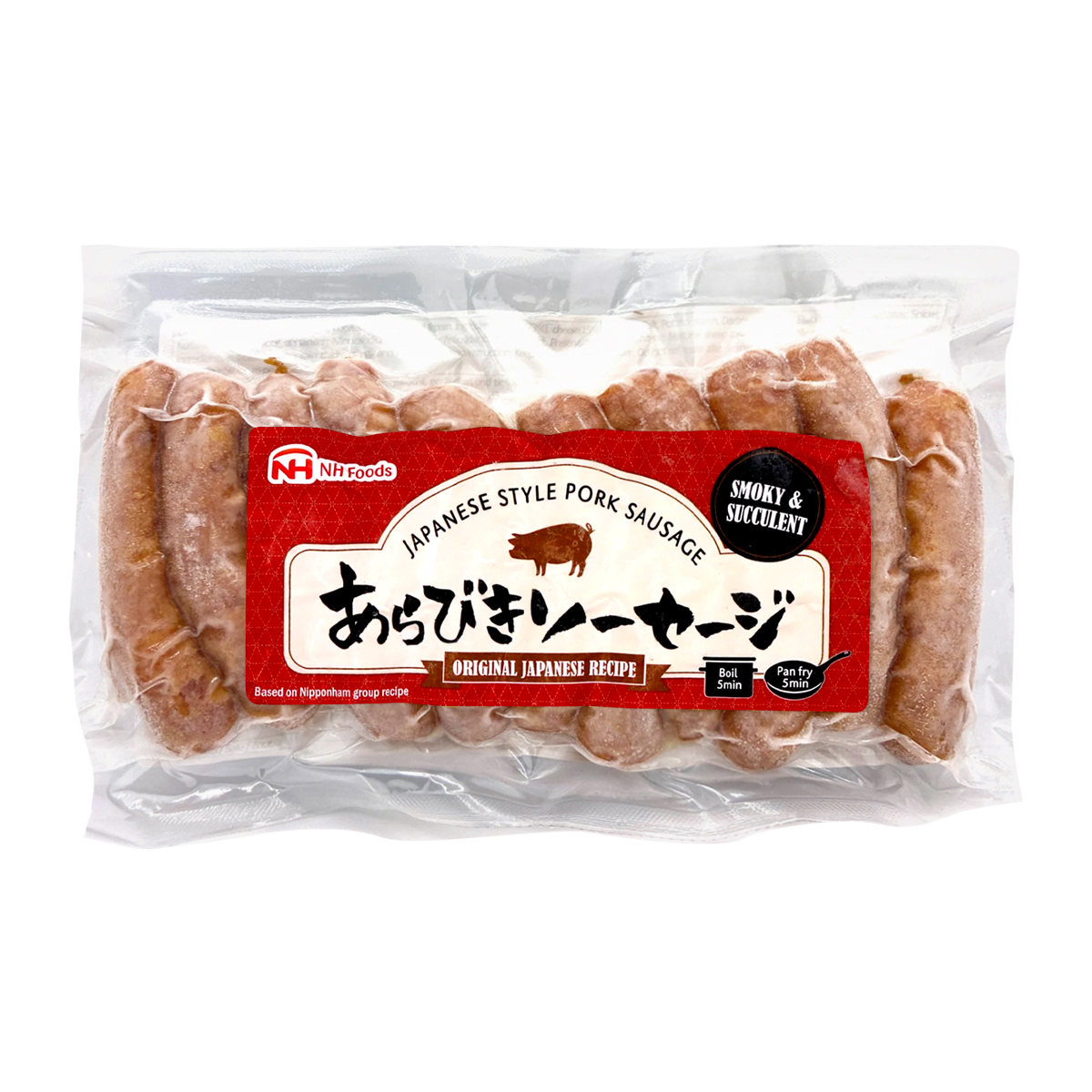 Exclusiv in magazine - Japanese Style Pork sausage (smokey) NH FOODS 200g, asianfood.ro