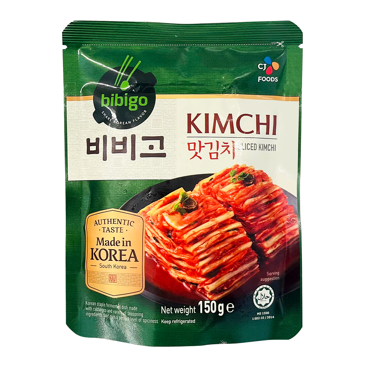 Exclusiv in magazine - Kimchi taiat BIBIGO 150g, asianfood.ro