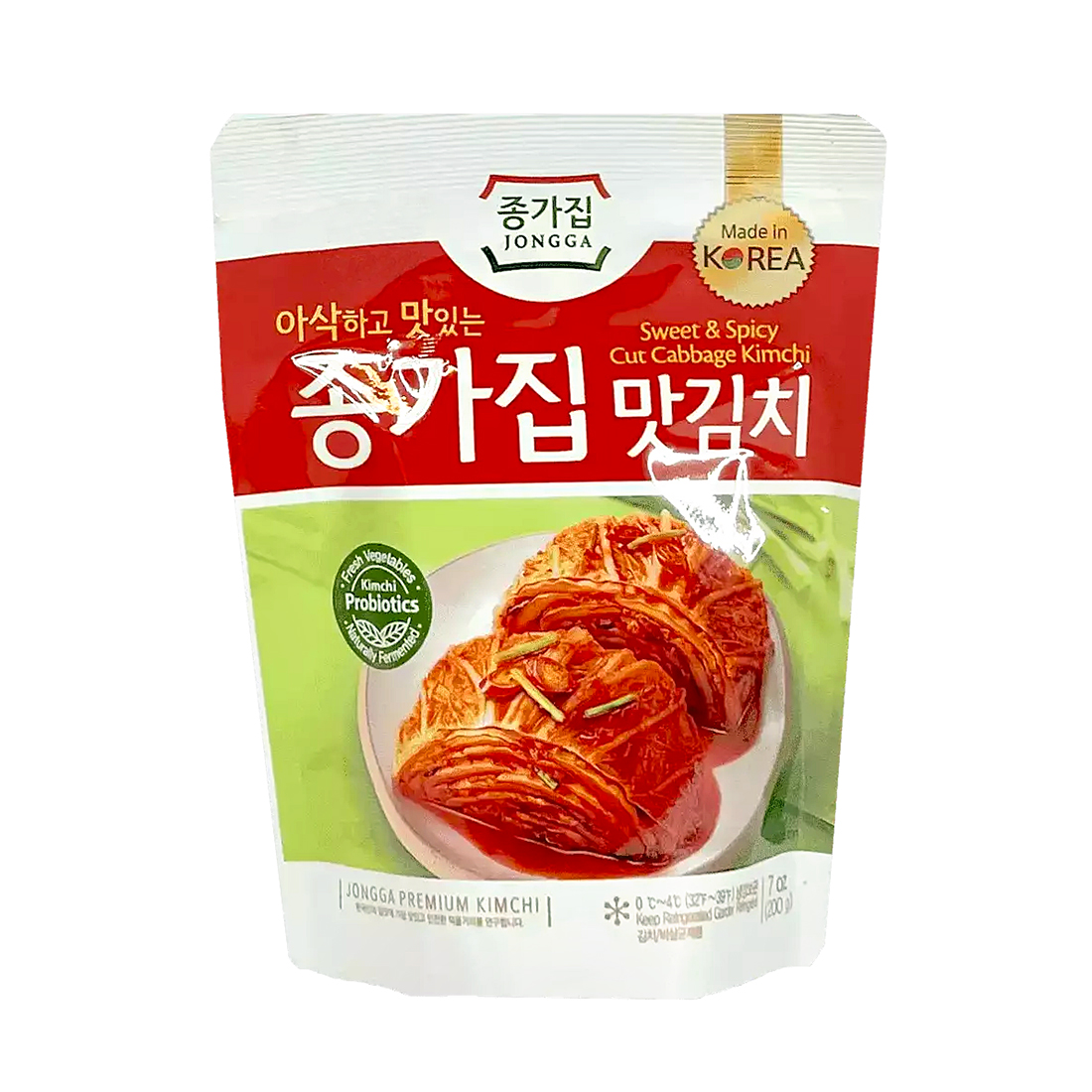 Exclusiv in magazine - Kimchi taiat Jongga 200g, asianfood.ro