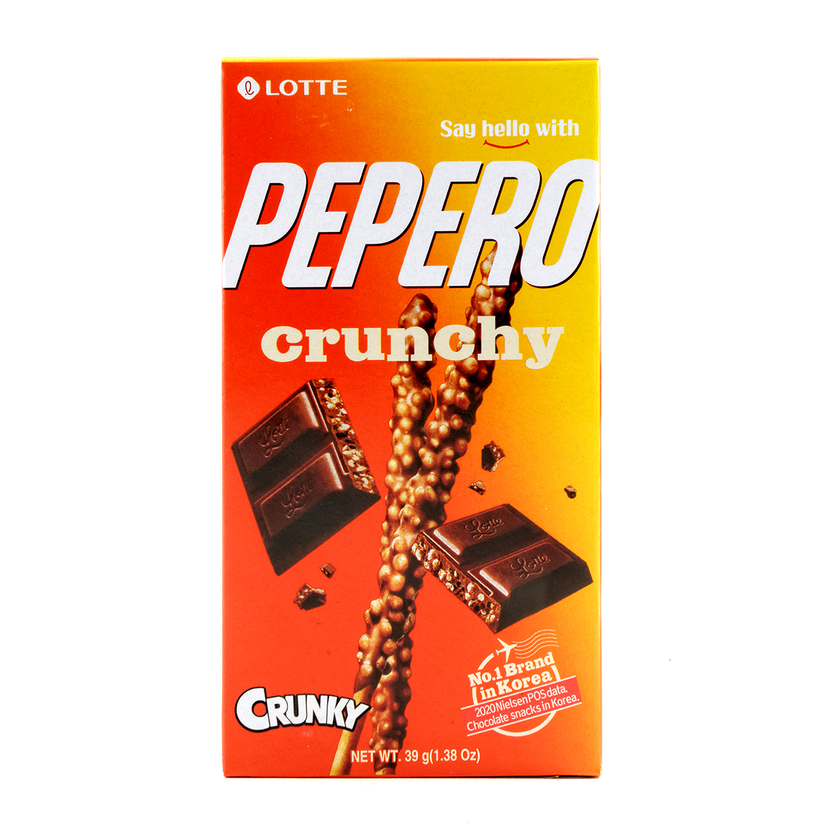 Dulciuri - Crunchy Pepero LOTTE 39g, asianfood.ro