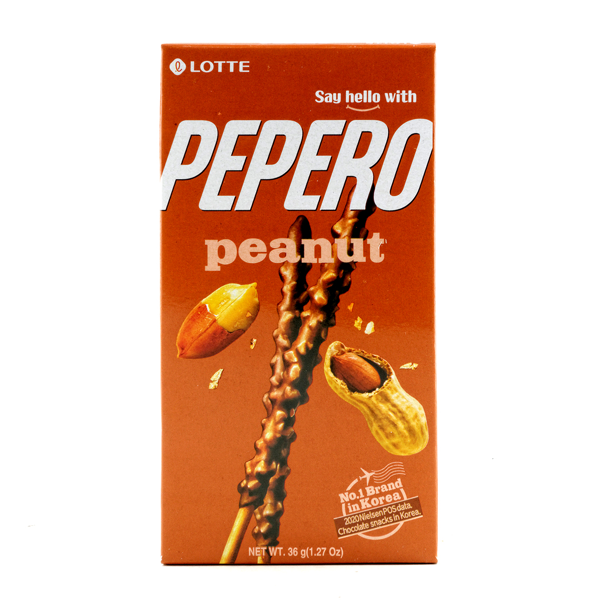 Dulciuri - Pepero cu arahide LOTTE 36g, asianfood.ro