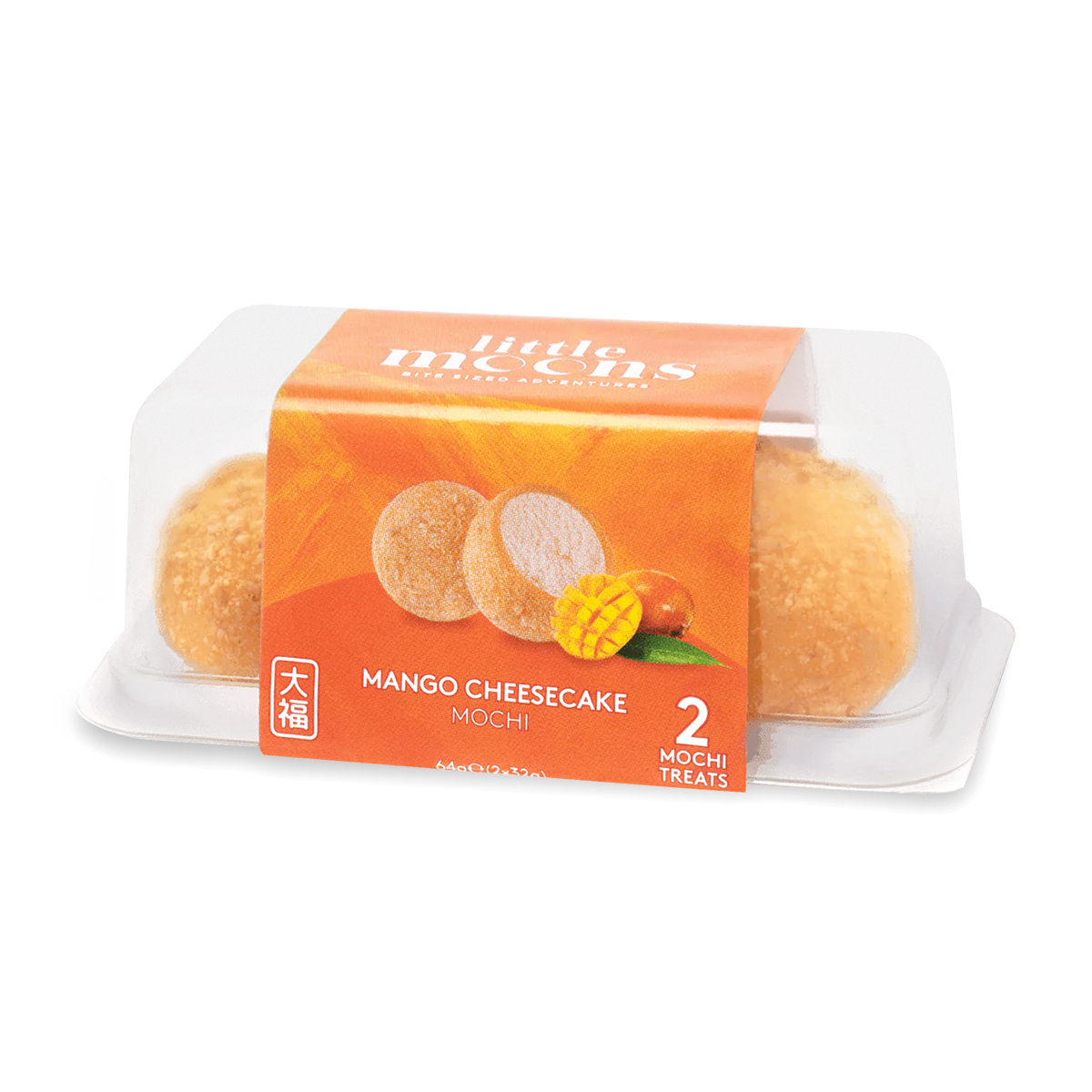 Exclusiv in magazine - Mango Cheesecake Mochi LITTLE MOONS 64g, asianfood.ro