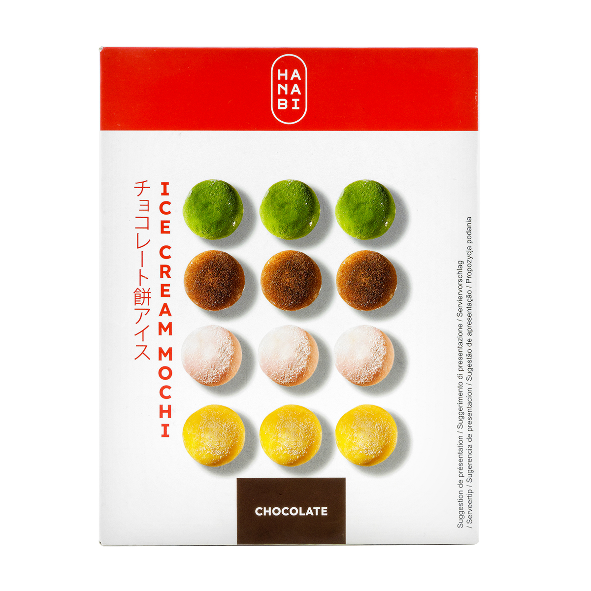 Exclusiv in magazine - Mochi Cream Ciocolata HANABI (6x33g) 198g, https:asianfood.ro