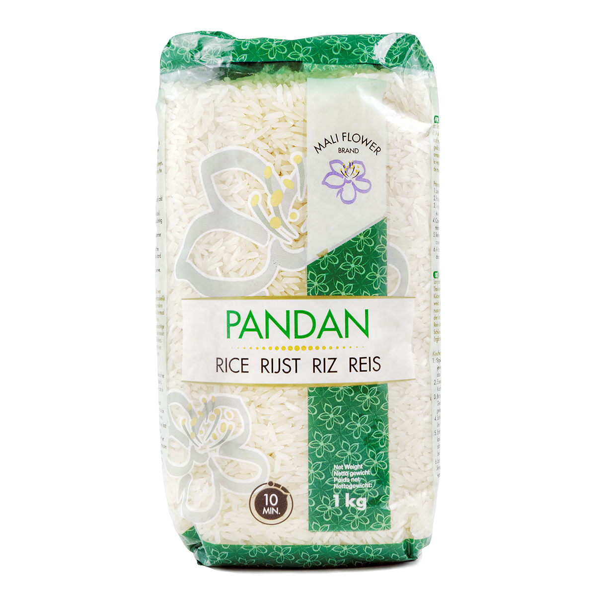 Orez basmati si jasmine - Orez jasmine Pandan MALI FLOWER 1kg, asianfood.ro