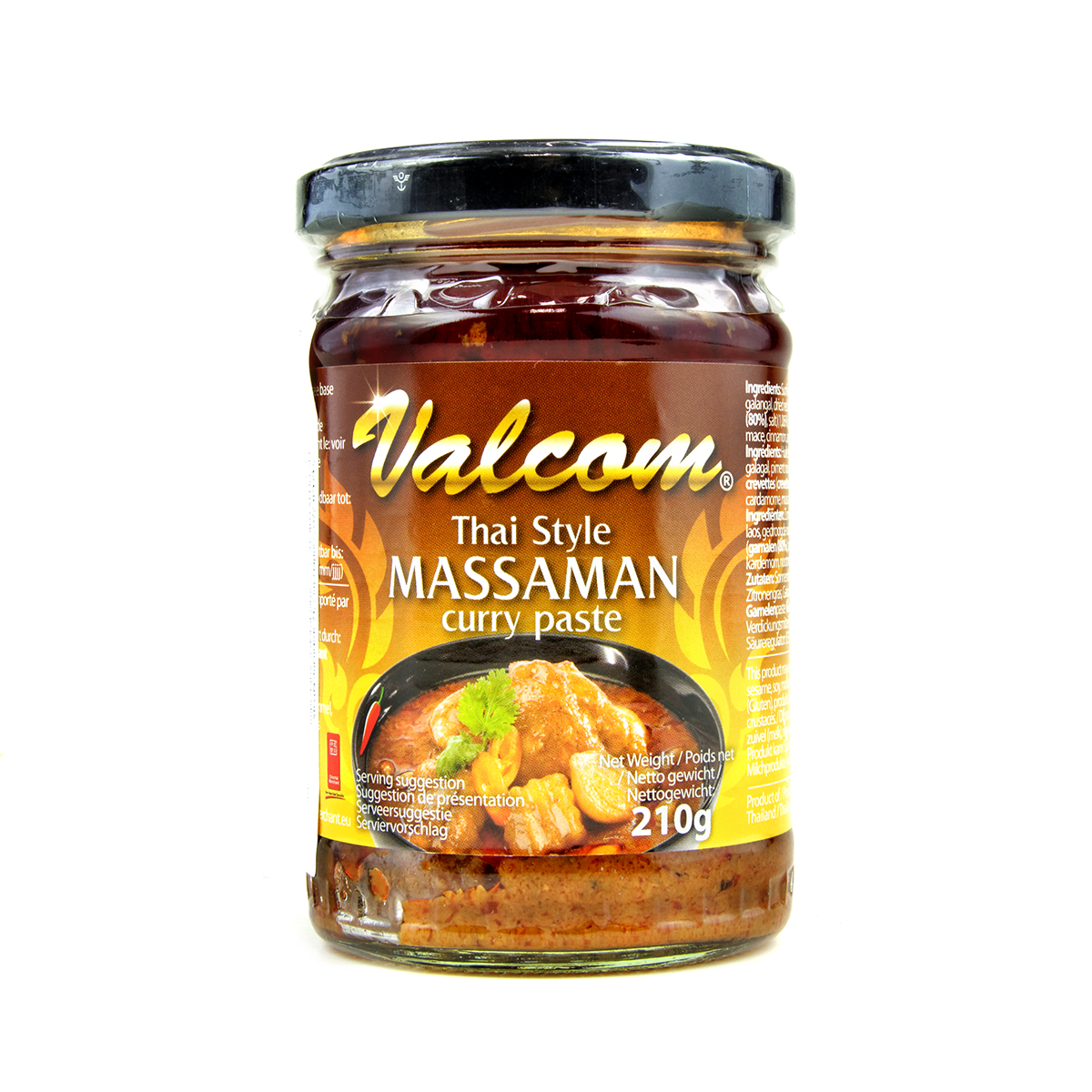 Mix de condimente - Pasta curry massaman VALCOM 210g, asianfood.ro
