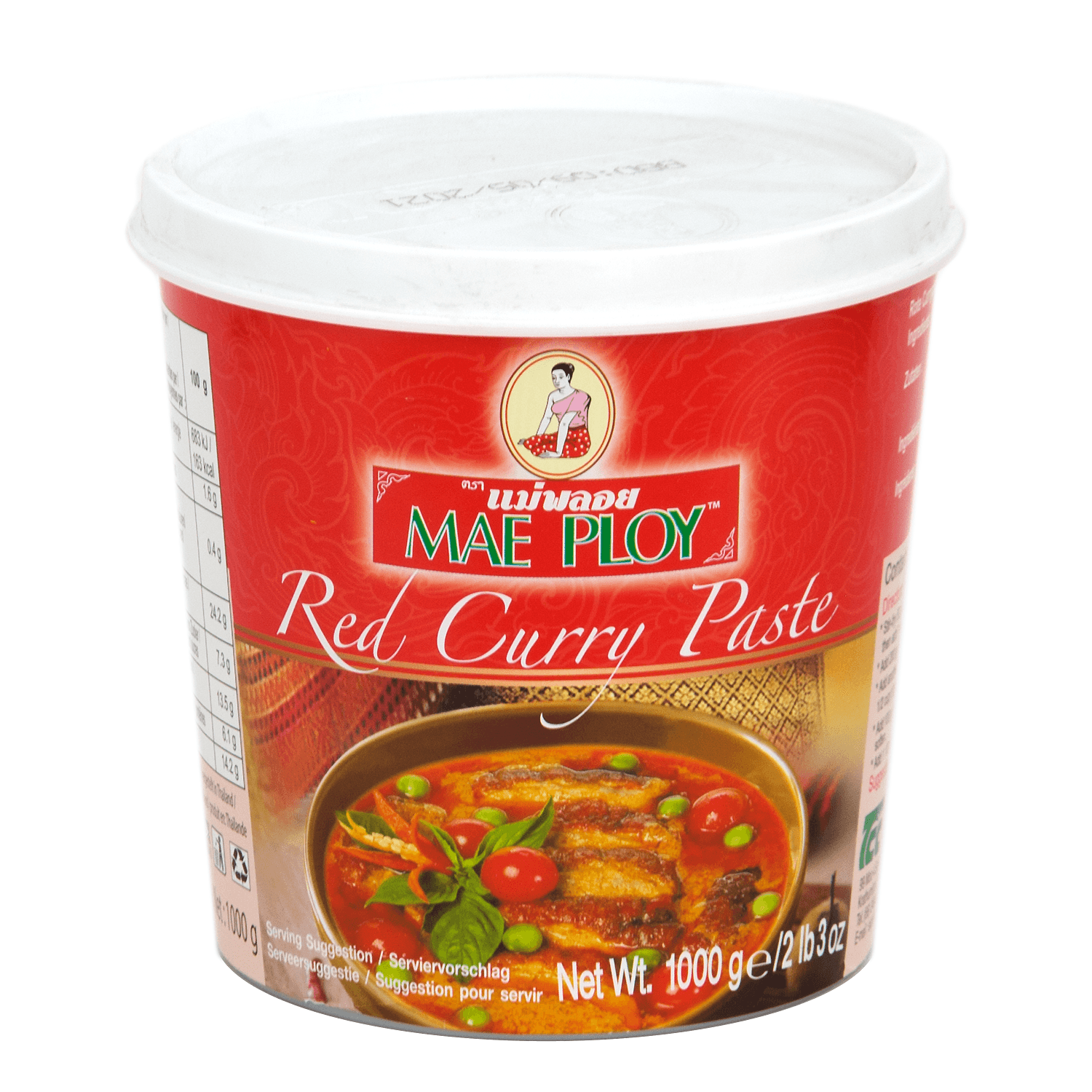 Mix de condimente - Pasta curry rosie Mae Ploy 1kg, asianfood.ro