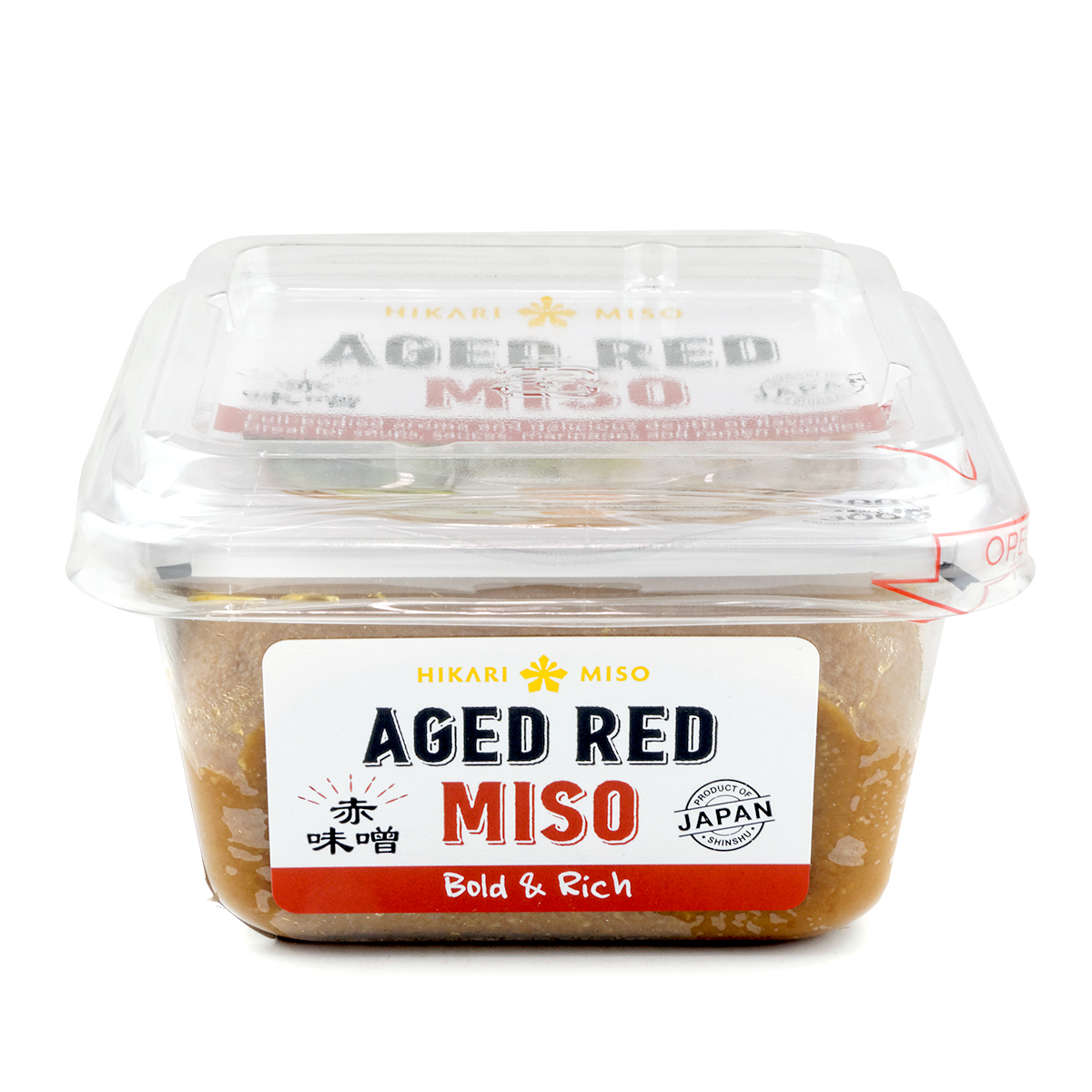 Alge marine, tofu, soia - Pasta miso rosie (Aged Red Miso) HIKARI 300g, asianfood.ro
