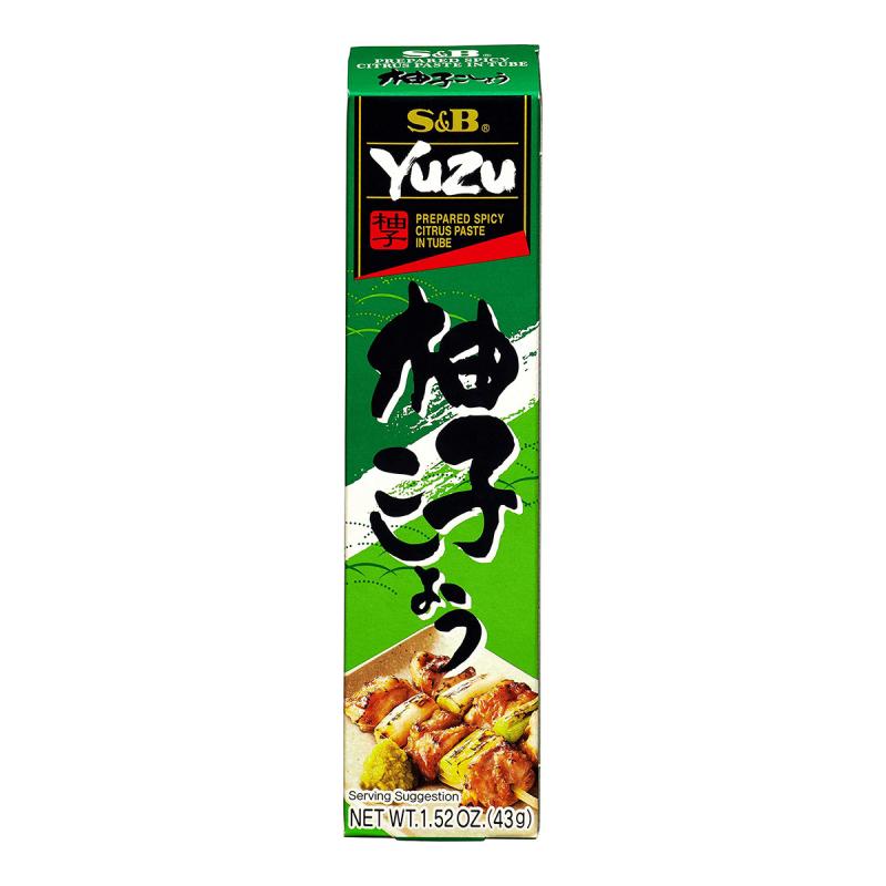 Condimente - Pasta wasabi cu yuzu S&B 43g, asianfood.ro