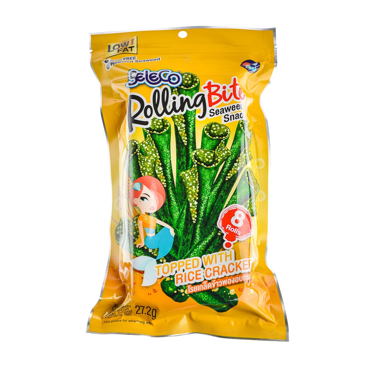 Snacks si chipsuri - Snack alge prajite cu orez 27,2g, asianfood.ro