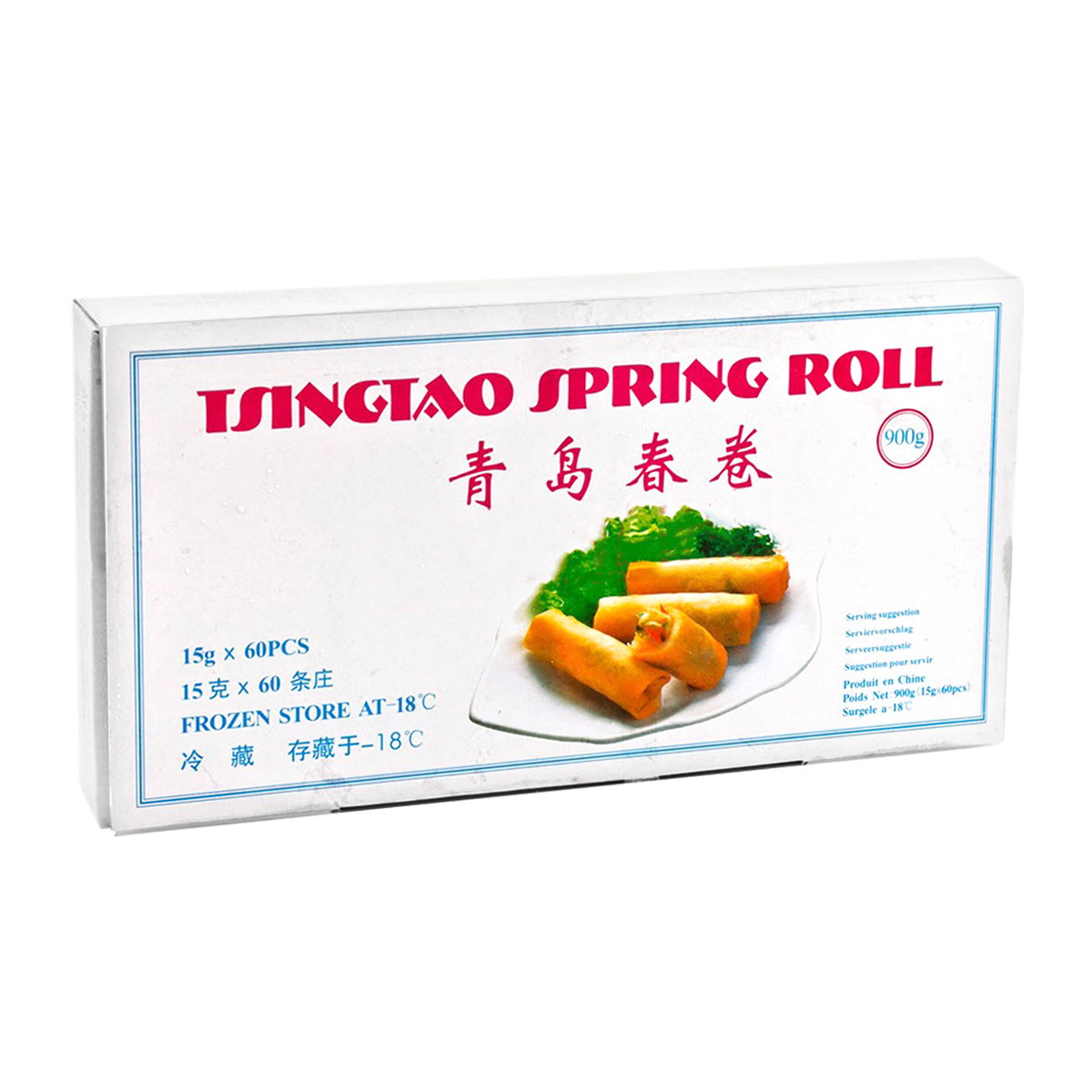 Exclusiv in magazine - Spring rolls cu legume TSINGTAO (60x15g) 900g, asianfood.ro