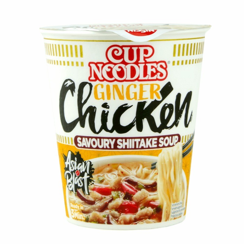 Supe instant la CUP/BOWL - Supa instant Tasty Chicken NISSIN CUP 63g, asianfood.ro