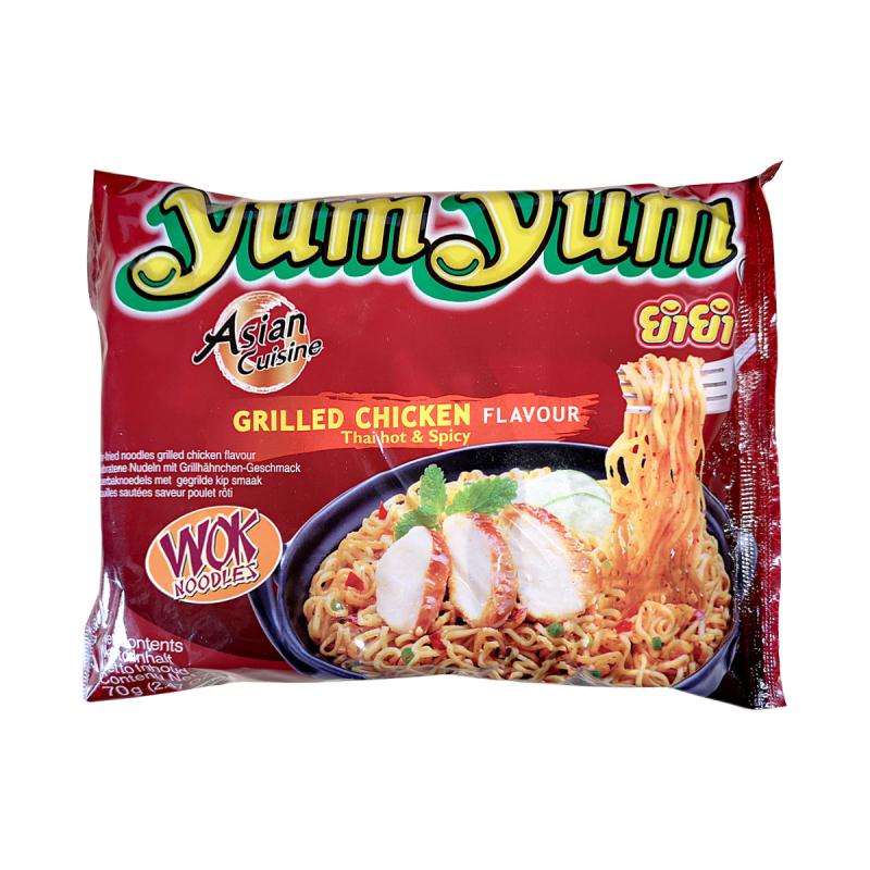 Supe instant la plic - Supa instant Grilled Chicken YUM YUM 70g, https:asianfood.ro