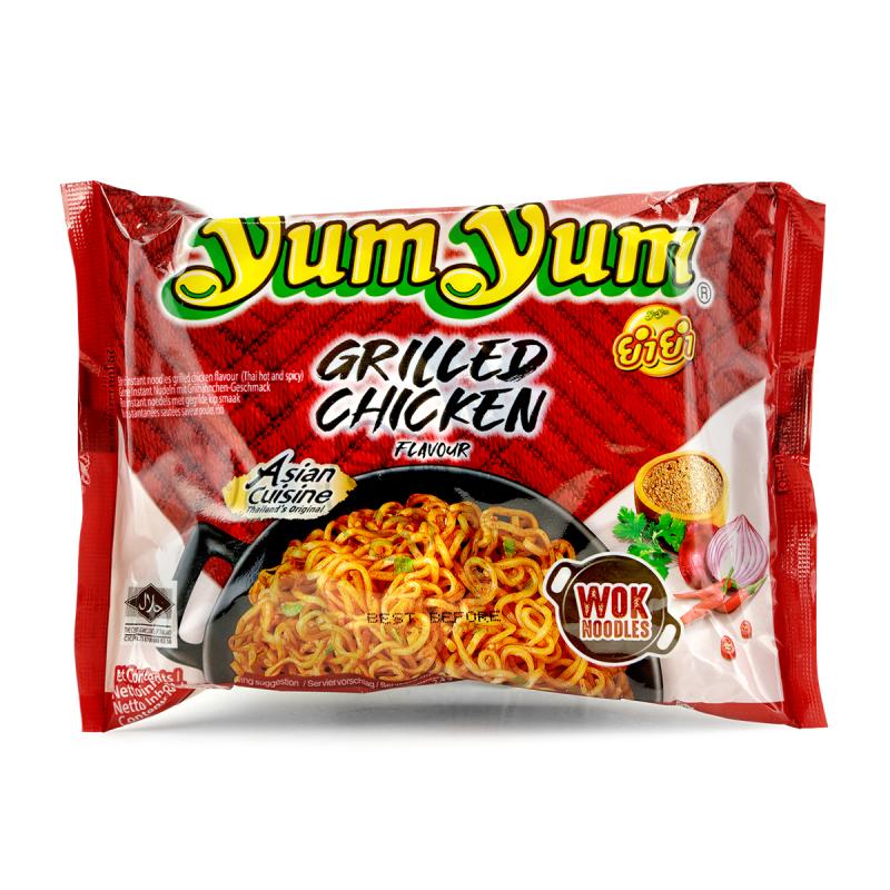 Supe instant la plic - Supa instant Grilled Chicken YUM YUM 70g, https:asianfood.ro