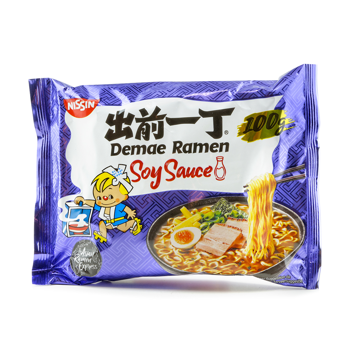 Supe instant la plic - Supa instant Soy Sauce NISSIN 100g, https:asianfood.ro