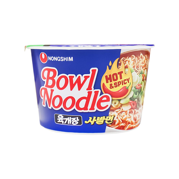 Supe instant la CUP/BOWL - Supa instant Yukgaejang Bowl Hot&Spicy NS 100g, asianfood.ro