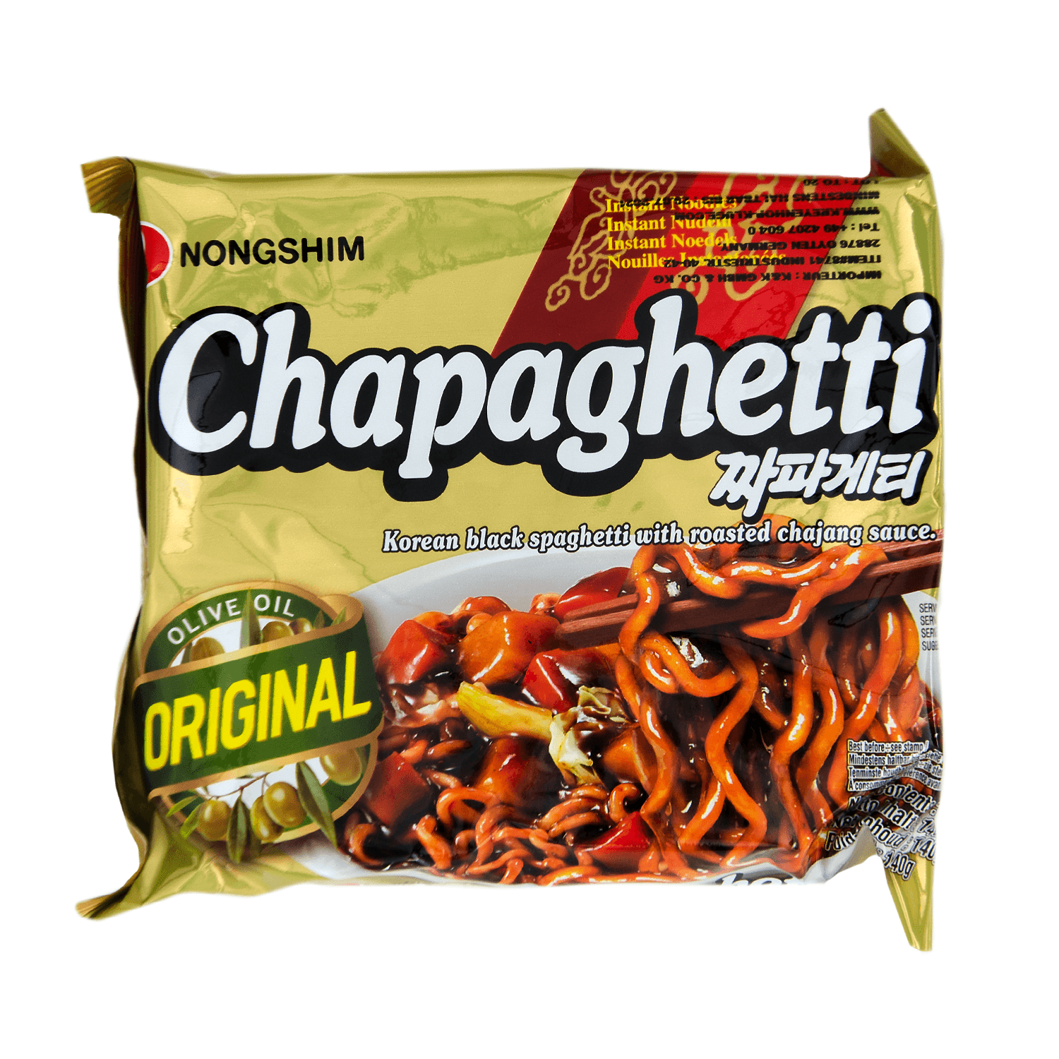 Supe instant la plic - Taitei instant Chapagetti Jjajangmyun NS 140g, asianfood.ro