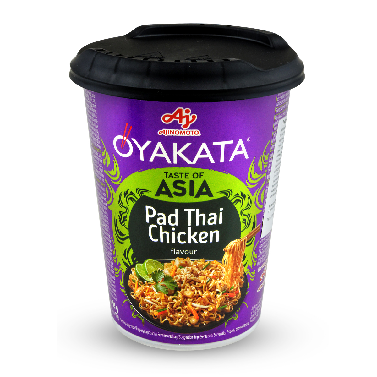 Supe instant la CUP/BOWL - Taitei instant Pad Thai Chicken CUP OYAKATA 93g, asianfood.ro