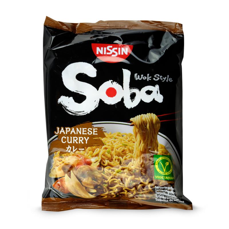 Supe instant la plic - Taitei instant soba Japanese Curry NISSIN 111g, https:asianfood.ro