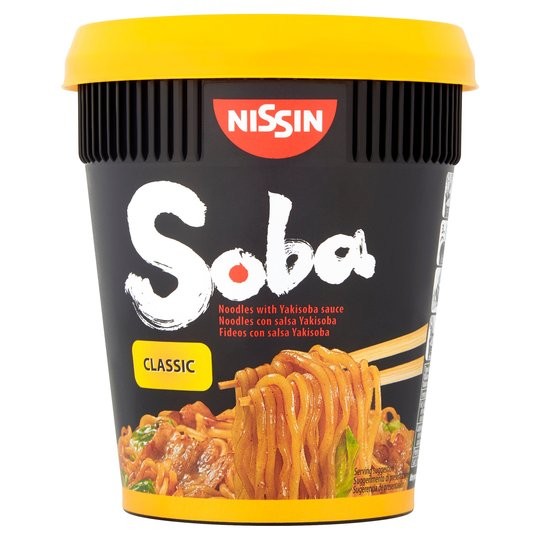 Supe instant la CUP/BOWL - Taitei instant soba NISSIN CUP 90g, asianfood.ro