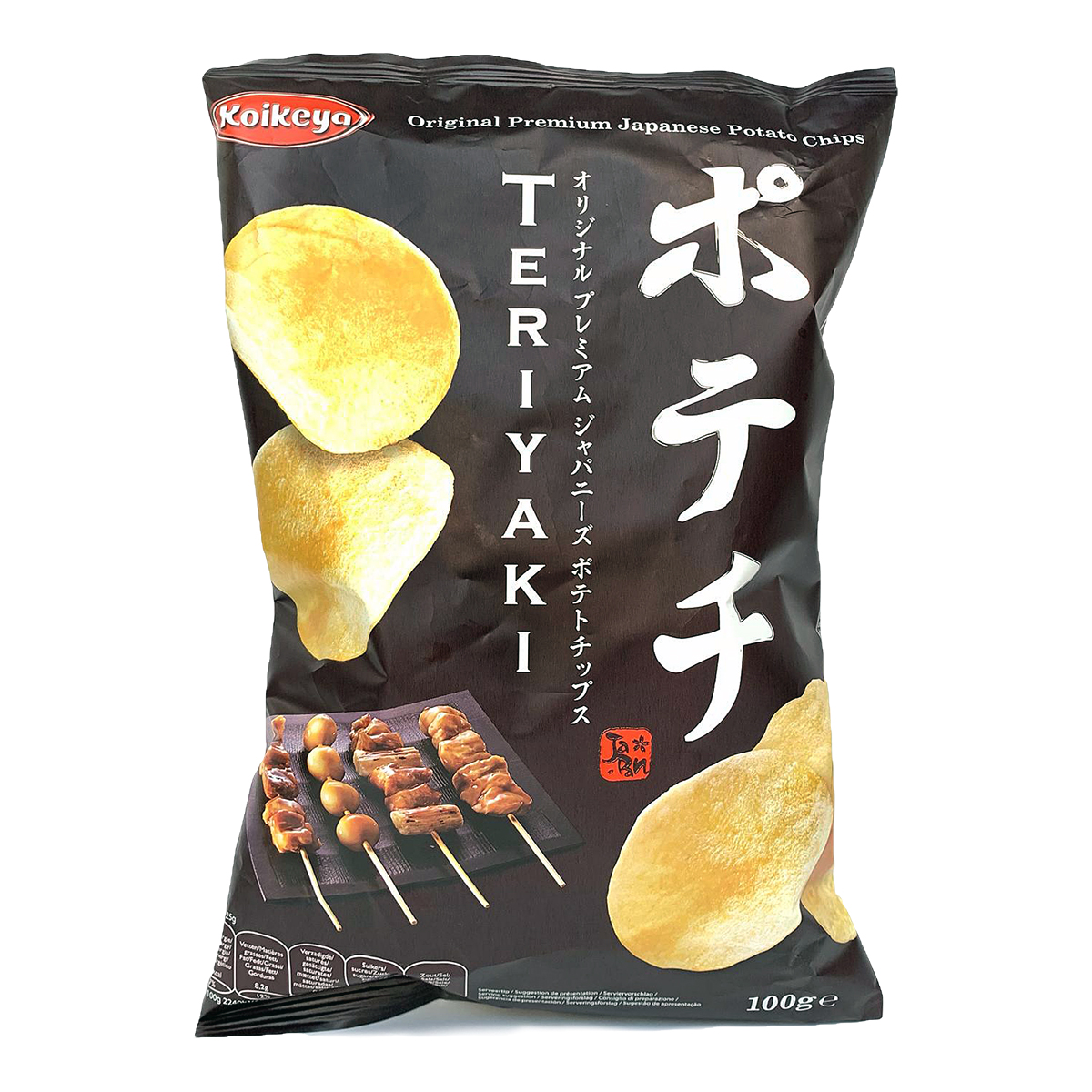 Snacks si chipsuri - Teriyaki Potato Chips KOIKEYA 100g, asianfood.ro
