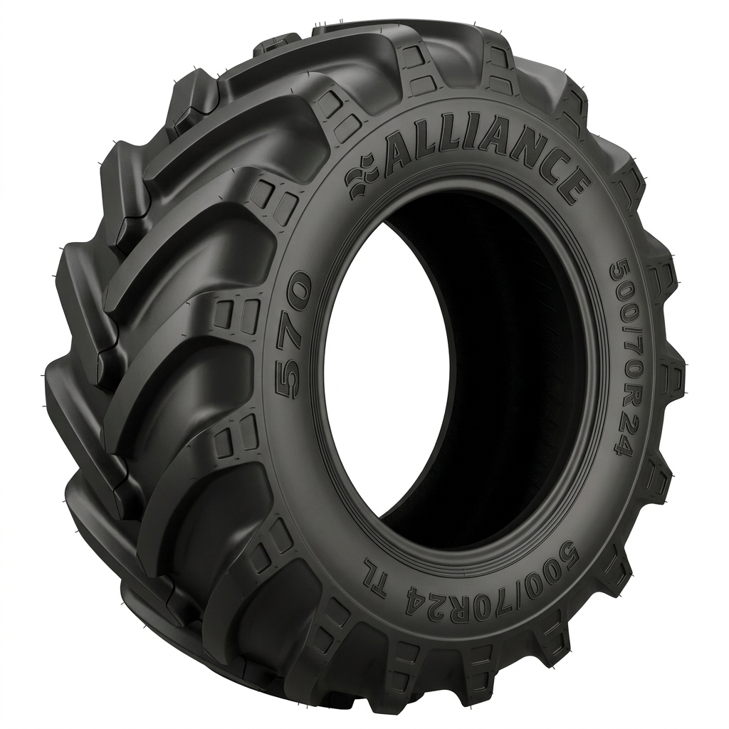 Auto Pneu Alliance Anvelope agro-industriale 500/70r24 155a8/164a8 alliance 570 tl