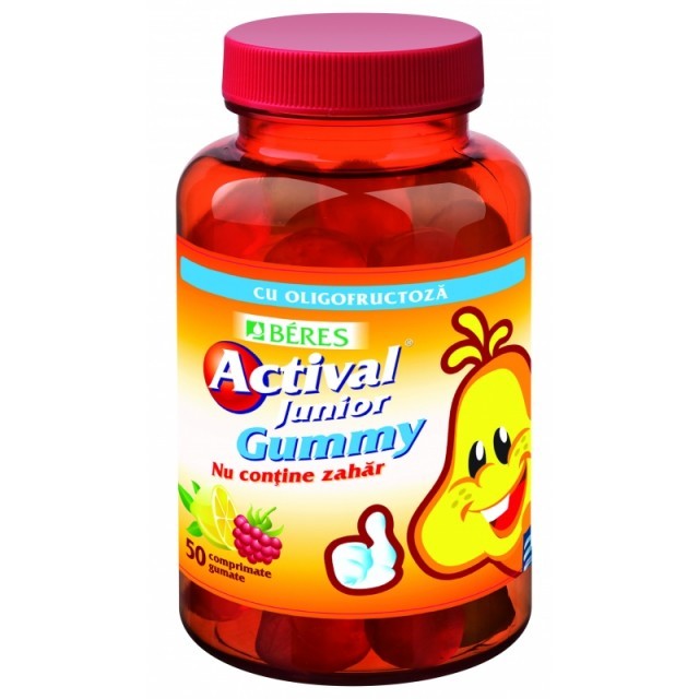Suplimente și vitamine pentru copii - ACTIVAL JUNIOR GUMMY X 50 CPR GUMATE, axafarm.ro