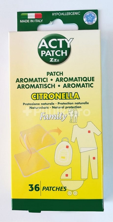 Anti-insecte - ACTY PATCH PLASTURI IMPOTRIVA TANTARILOR 36 BUC, axafarm.ro