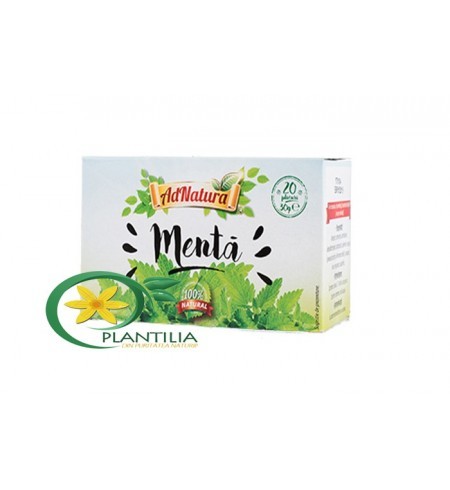 Ceaiuri - AD NATURA CEAI MENTA 20DOZE, axafarm.ro