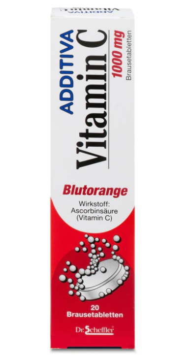Vitamine și minerale - ADDITIVA VITAMINA C 1000MG 20CP EFF., axafarm.ro