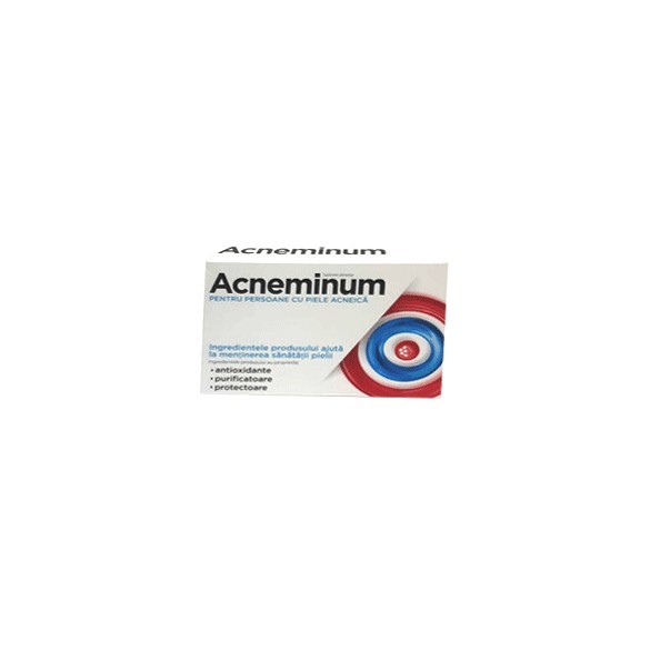 Vitamine și minerale - AFLOFARM ACNEMINUM 30 CP, axafarm.ro