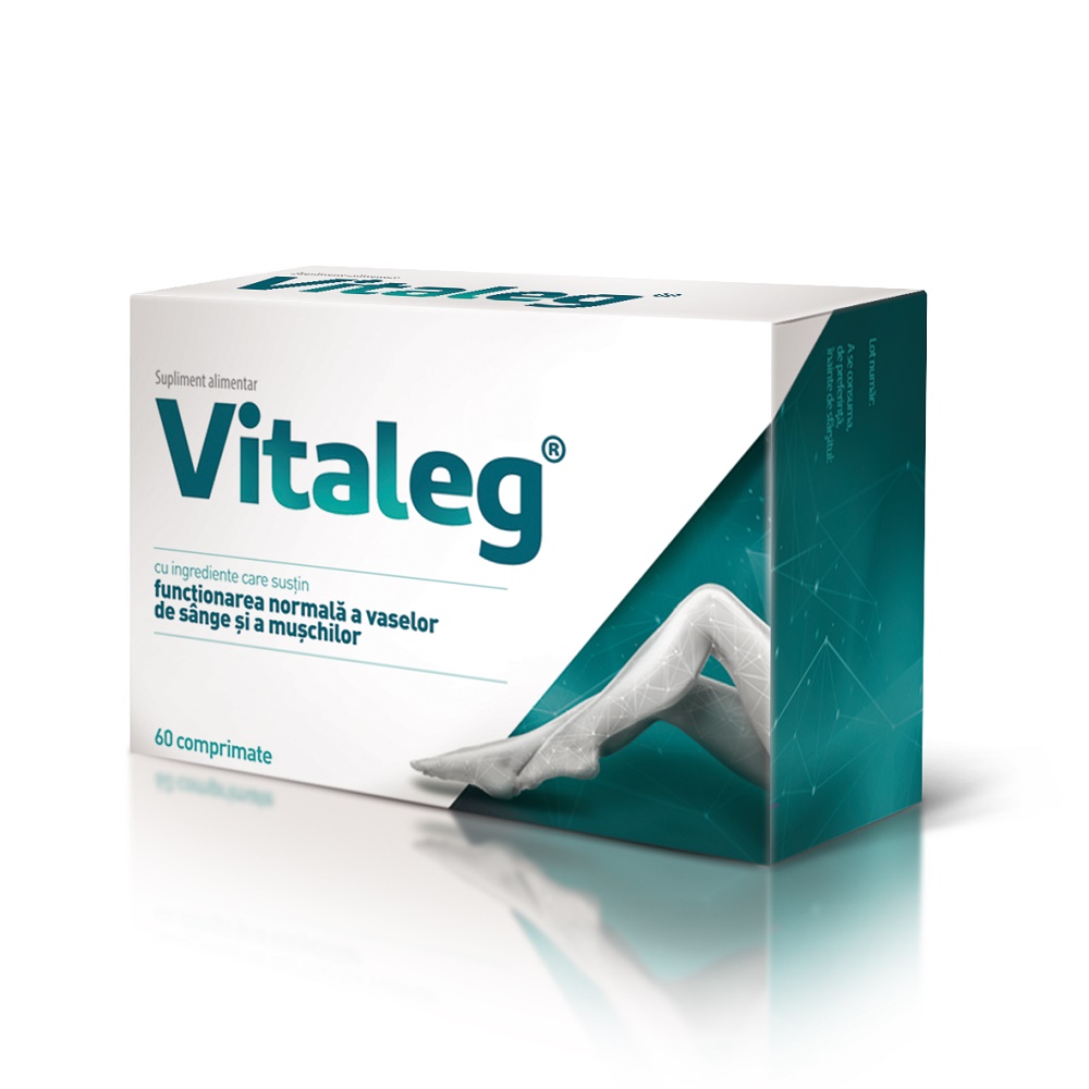 Vitamine și minerale - AFLOFARM VITALEG 60 comprimate, axafarm.ro