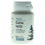 Vitamine și minerale - ALEVIA CALCIU LACTIC 60CP, axafarm.ro