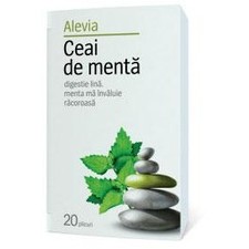 Ceaiuri - ALEVIA CEAI MENTA 20DOZE, axafarm.ro