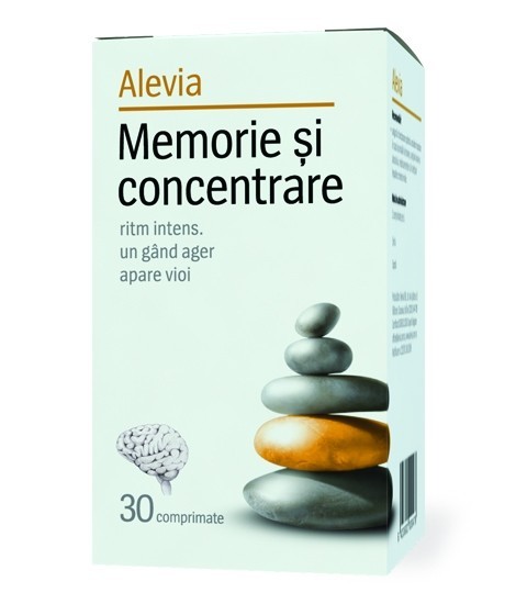 Memorie și concentrare - ALEVIA MEMORIE SI CONCENTRARE  30CP, axafarm.ro