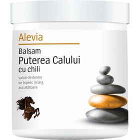 Unguente, creme, geluri - ALEVIA PUTEREA CALULUI CU CHILI 250G, axafarm.ro