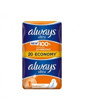 Absorbante și tampoane - ALWAYS DUO PACK NORMAL PLUS 20BUC, axafarm.ro