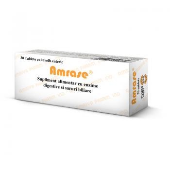 Afecțiuni digestive - AMRASE 30TB AMRYA, axafarm.ro