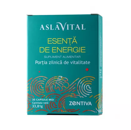 Vitamine și minerale - ASLAVITAL ENERGIE 30 CPS, axafarm.ro