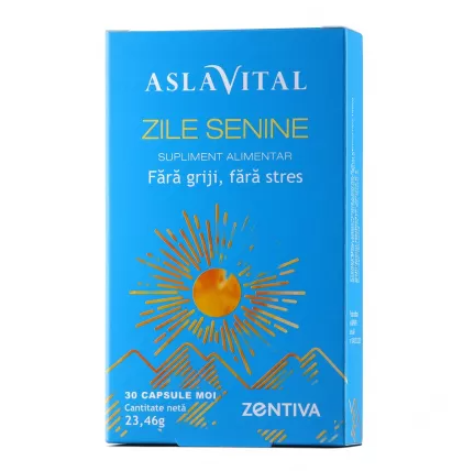 Vitamine și minerale - ASLAVITAL ZILE SENINE 30 CPS, axafarm.ro